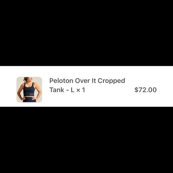Peloton Tank - used 2x EUC! Two tone colors.
